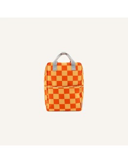 STICKY LEMON - Rugzak large | farmhouse • checkerboard | Ladybird red