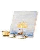 STORYTILES - Golden Tile & Candle holder Heart