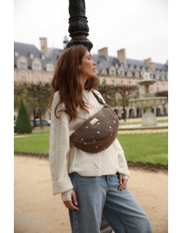 STUDIO NOOS - Bruine Teddy Hearts Adult Fannypack