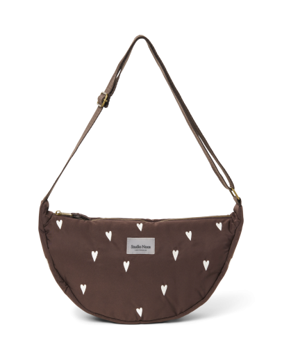 STUDIO NOOS - Brown Hearts Puffy Adult Fanny Pack