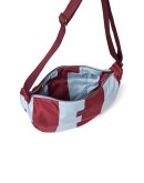 STUDIO NOOS - Bordeaux/Lichtblauwe Bold Stripe Adult Fanny Pack STUDIO NOOS - Bordeaux/Lichtblauwe Bold Stripe Adult Fanny Pack