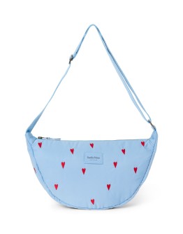 STUDIO NOOS - Light blue Hearts Puffy Adult Fanny Pack