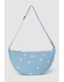 STUDIO NOOS - Lichtblauwe Hartjes Denim Fanny Pack
