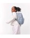 STUDIO NOOS - Denim Midi Backpack - Light Blue Hearts