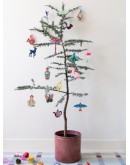 STUDIO ROOF - Hang ornamenten set Northern Tales - Folk Flower STUDIO ROOF - Hang ornamenten set Northern Tales - Folk Flower