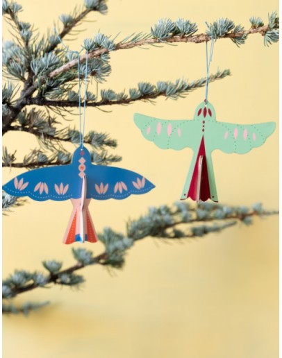 STUDIO ROOF - Hang ornamenten set Northern Tales - Nordic Birds