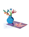 STUDIO ROOF - Pop Out Card, Dutch Masters Bouquet