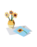 STUDIO ROOF - Pop Out Card, Van Gogh Flowers STUDIO ROOF - Pop Out Card, Van Gogh Flowers
