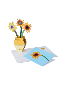 STUDIO ROOF - Pop Out Card, Van Gogh Flowers
