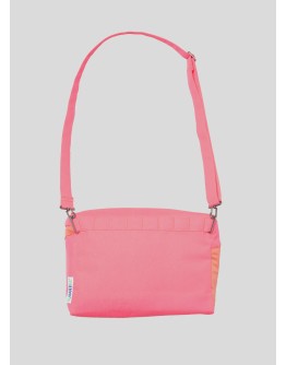 SUSAN BIJL - The New Bum Bag MEDIUM - Fluo Pink & Coral