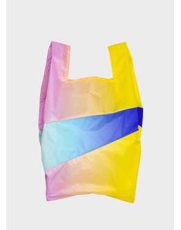 SUSAN BIJL X75B - The New Shopping Bag LARGE - Humming limes