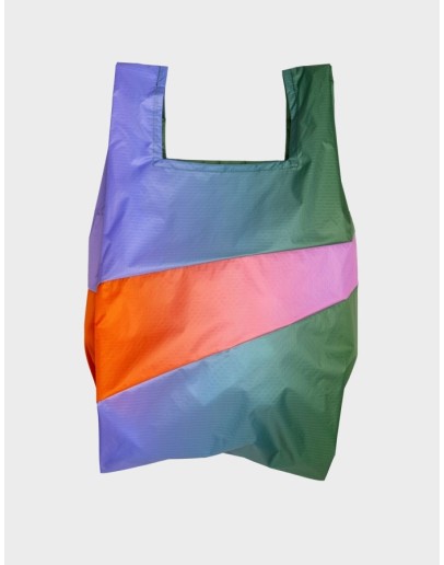SUSAN BIJL X75B - The New Shopping Bag LARGE - Bluebird days