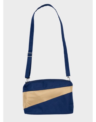 SUSAN BIJL - The New Bum Bag MEDIUM - Navy & Camel SUSAN BIJL - The New Bum Bag MEDIUM - Navy & Camel