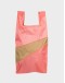 SUSAN BIJL - The New Shopping Bag MEDIUM - Coral & Moss 