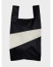 SUSAN BIJL - The New Shopping Bag LARGE - Black & Cloud