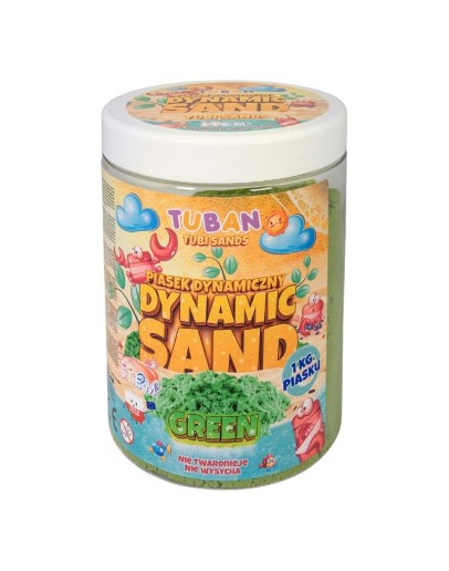 TUBAN - Dynamic sand – green 1kg