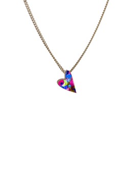 TURINA - Necklace #lovedbyme Sparkle colourful BIG TURINA edition lovedbyme - gold