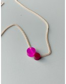 TURINA - Necklace MINI-Lilac Gold