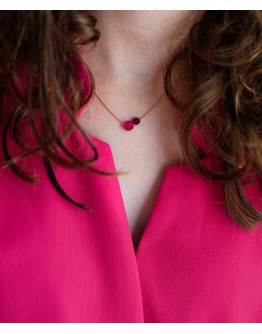 TURINA - Necklace MINI-Lilac Gold