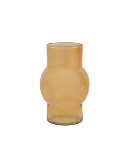 URBAN NATURE CULTURE - VASE RECYCLED GLASS, TUMMY C APRICOT NECTAR