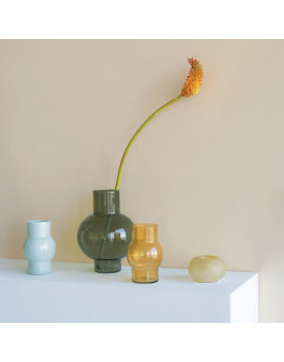 URBAN NATURE CULTURE - VASE RECYCLED GLASS, TUMMY C APRICOT NECTAR