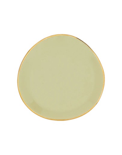 URBAN NATURE CULTURE - Good Morning Plate SMALL- Pale green