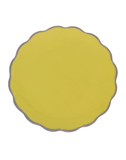 URBAN NATURE CULTURE - Good Morning Plate - Sculpted - Lime light