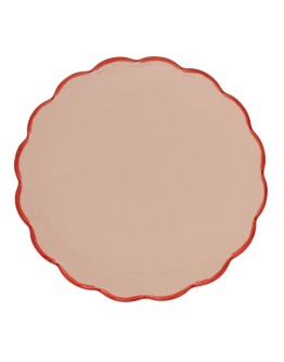 URBAN NATURE CULTURE - Good Morning Plate - Sculpted - Old pink