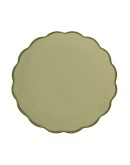 URBAN NATURE CULTURE - Good Morning Plate - Sculpted - Pale green