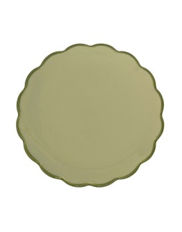 URBAN NATURE CULTURE - Good Morning Plate - Sculpted - Pale green