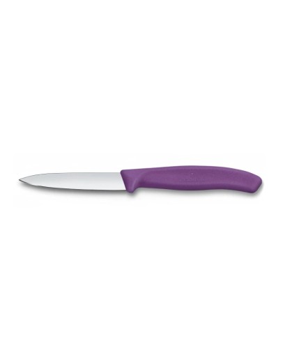 VICTORINOX - Schilmesje Swiss Classic - Glad/spits, 8cm Paars