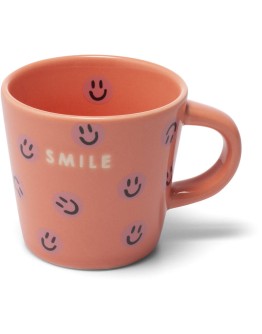 VONDELS - Espresso kopje Smileys SMILE - Koraal 80 ml