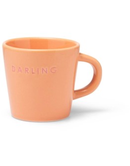 VONDELS - Espresso kopje DARLING - oranje 80 ml