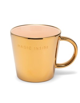 VONDELS - Theekop MAGIC INSIDE - Gold ecru 350ml