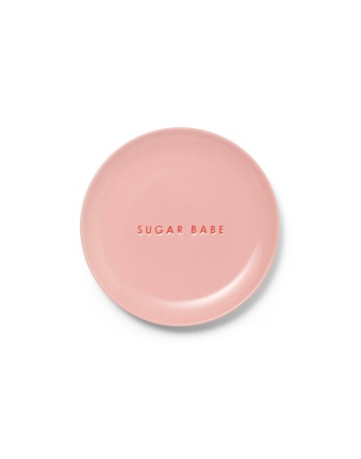 VONDELS - Gebaksbord SUGAR BABE - Pink ø16cm